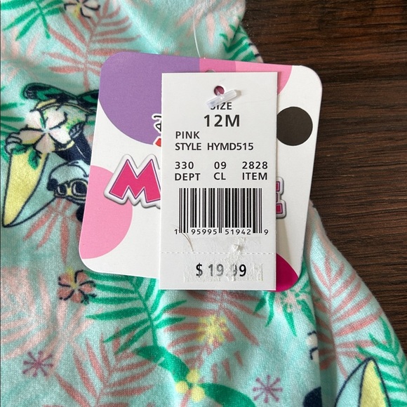 NWT Disney Junior Minnie Set 12 Month | Minnie Mouse Set | 12 Month Disney - Picture 4 of 12